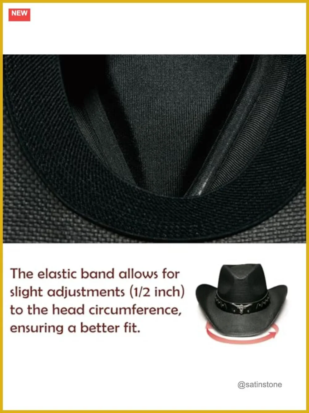 Wide Brim Raffia Straw Cowboy Hat with Decorative Band